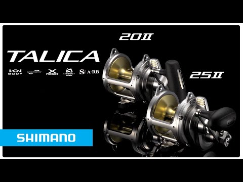 Shimano Talica II 20lb 2 vitesses 20lb Main droite