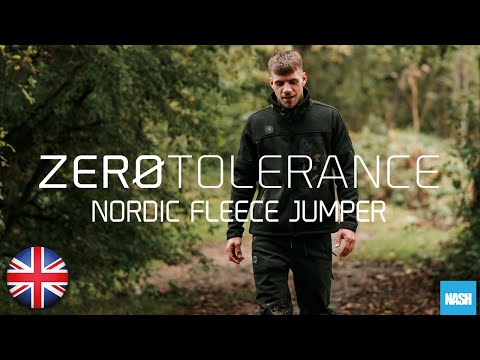 Nash Zero Tolerance Maglione nordico in pile con zip taglia X-Large Nash Zero Tolerance Maglione nordico in pile con zip taglia X-Large