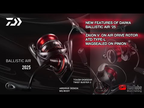 Daiwa 25 Ballistic Air LT 2000S-P