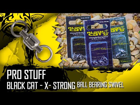 Black Cat X-Strong Vrtljiv kroglični ležaj 25 mm, velikost 5, paket 3