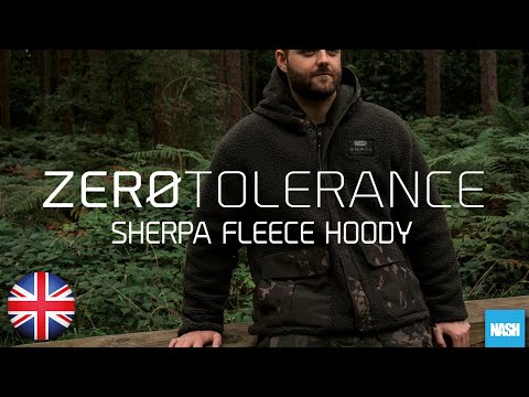Nash Zero Tolerance Sherpa Fleece Hoody Large Nash Zero Tolerance Sherpa Fleece Hoody Large