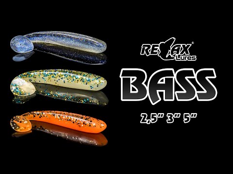 Relax Bass Shad 9 cm (3,5") Bílá čirá/Salt'n Pepper 3 kusy